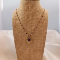 Collier - Strass Violet