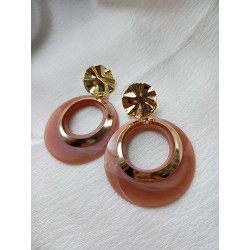 Boucles d'oreilles - Marbre