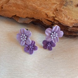 Boucles d'Oreilles - Double...