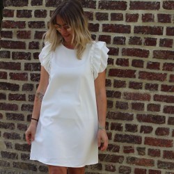 Robe Volants - Blanc