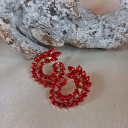 Boucles d'Oreilles - Rouge