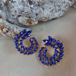 Boucles d'Oreilles - Bleu